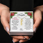 Merry Christmas To My Daughter | My Most Beautiful Chapter | Love Mom (Vertical Name Necklace)
