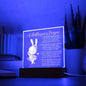 Bunny Ballerina | A Ballerina's Prayer (Acrylic Night Light)