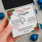 Merry Christmas To My Daughter | My Most Beautiful Chapter | Love Dad (Forever Love Necklace)