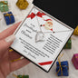 To My Granddaughter Merry Christmas | Always Connected by Heart | From Grandma (Forever Love Necklace)