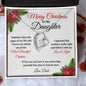 Merry Christmas To My Daughter | My Most Beautiful Chapter | Love Dad (Forever Love Necklace)