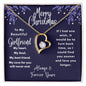 To My Beautiful Girlfriend Merry Christmas | My Heart & Soul | Always & Forever Yours (Forever Love Necklace)