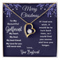 To My Beautiful Girlfriend Merry Christmas | My Heart & Soul | From Boyfriend (Forever Love Necklace)