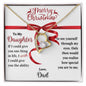 Merry Christmas To My Daughter | Wish | Love Dad (Forever Love Necklace)