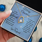 To My Beautiful Girlfriend Merry Christmas | My Heart & Soul | From Boyfriend (Forever Love Necklace)