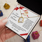 To My Granddaughter Merry Christmas | Always Connected by Heart | From Grandma (Forever Love Necklace)