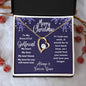 To My Beautiful Girlfriend Merry Christmas | My Heart & Soul | Always & Forever Yours (Forever Love Necklace)