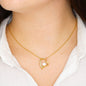 To My Daughter | Greatest Gift | Love Dad (Forever Love Necklace).