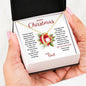 Merry Christmas To My Daughter | My Greatest Gift | Love dad (Forever Love Necklace)