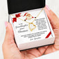 To My Granddaughter Merry Christmas | Always Connected by Heart | From Grandma (Forever Love Necklace)