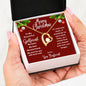 To My Beautiful Girlfriend Merry Christmas | My Heart & Soul | From Boyfriend (Forever Love Necklace)