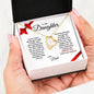 To My Daughter | Greatest Gift | Love Dad (Forever Love Necklace).