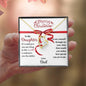 Merry Christmas To My Daughter | Wish | Love Dad (Forever Love Necklace)