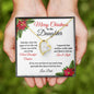 Merry Christmas To My Daughter | My Most Beautiful Chapter | Love Dad (Forever Love Necklace)