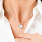 To My Amazing Daughter | Amazing Courage & Strength | From Dad (Love Knot Necklace)