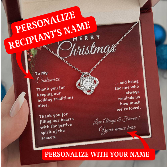 Merry Christmas To My (Grandmother NickName) | Holiday Traditions | Love Always (Your Name)