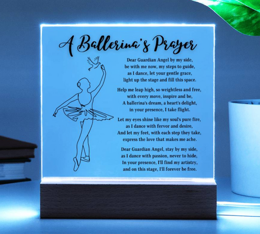 A Ballerina's Prayer (Acrylic Night Light)