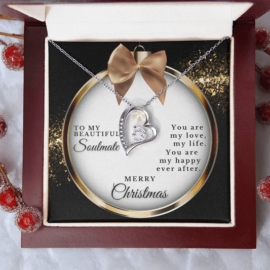To My Soulmate | Merry Christmas My Love (Forever Love Necklace)