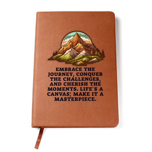 Embrace the Journey (Leather Journal)