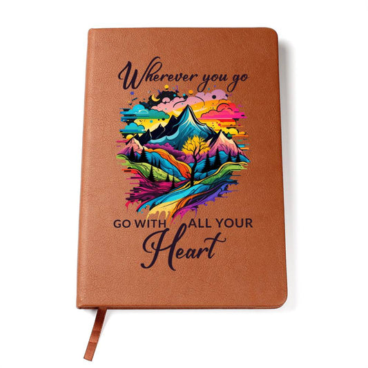 Wherever You Go (Leather Journal)