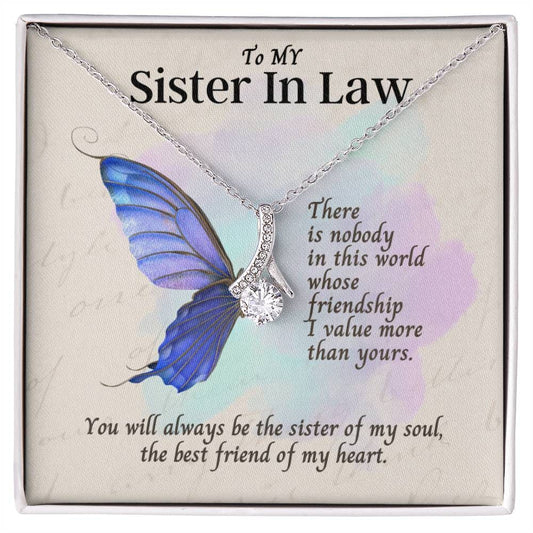 To My Sister In Law | Best Friend Of My Heart (Alluring Beauty Necklace)