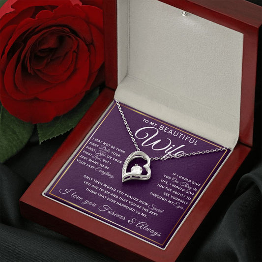 To My Beautiful Wife | My Everything (Forever Love Necklace)