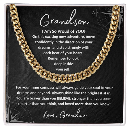 Grandson | BELIEVE | From Grandma (Cuban Chain)