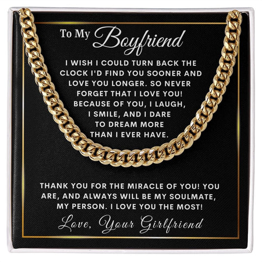 To My Boyfriend | Laugh Smile Dream | From Girlfriend (Cuban Chain)