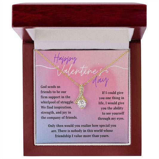 Valentine | God Sends Us Friends (Alluring Beauty Necklace)