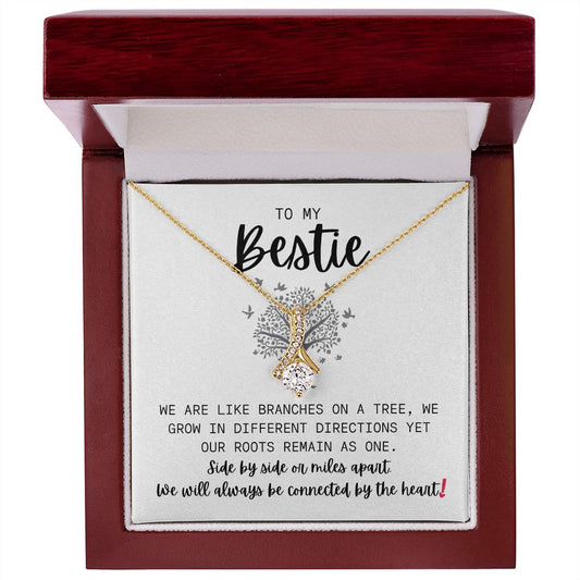 To My Bestie | We Will Always Be Connected (Alluring Beauty Necklace)