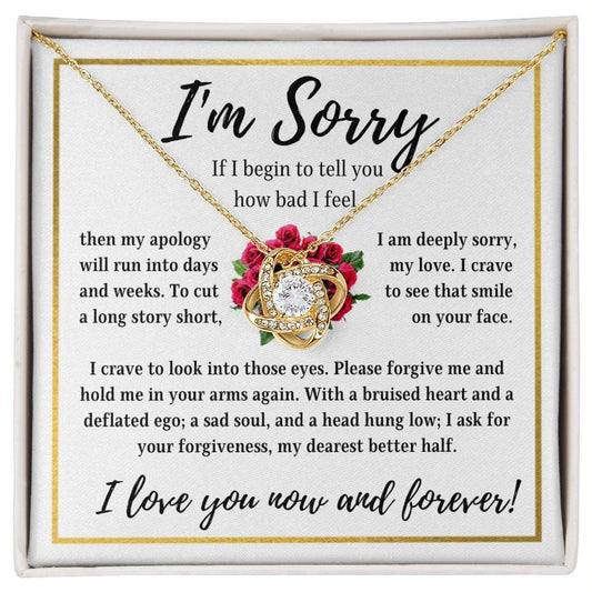 I'm Sorry | Hold Me Again (Love Knot Necklace)