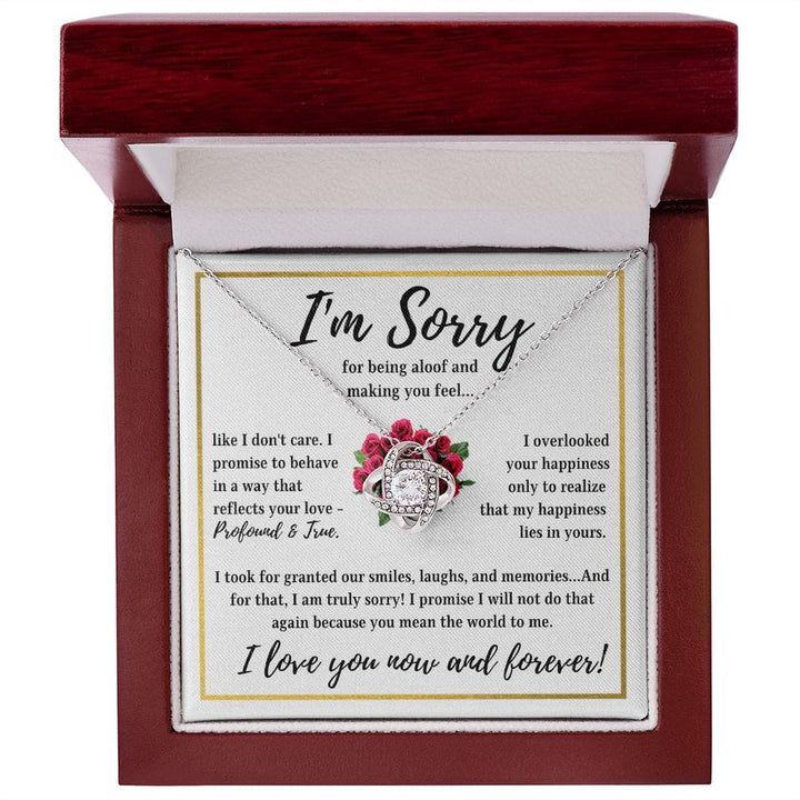 I'm Sorry | Profound and True (Love Knot Necklace)